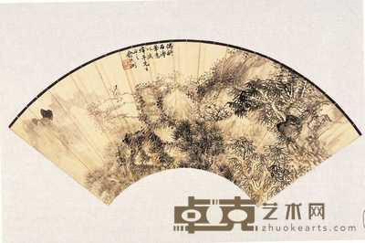 俞叔渊 拟石涛笔意 51×18.5cm